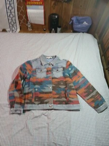 Est. 1846 Denim Southwest Size Large Jacket - Picture 1 of 3