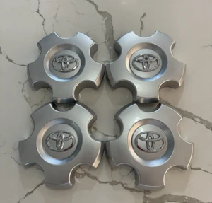 (4x) Toyota Sequoia Tundra Silver 2007-2017 Center Hub Cap Wheel Rim 42603-0C070 - Picture 1 of 7