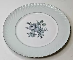 PLATO DE CENA ROYAL TETTAU Dawn Rose 10 3/4" Alemania (circa 1955) - Imagen 1 de 4
