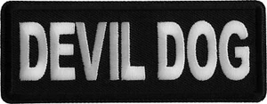 Devil Dog Patch- 4x1.5 inch - P7178 - Picture 1 of 5