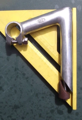 SR NEW ALLOY CFR 5355 BICYCLE bike QUILL STEM 22.2  70 DEG 100mm 25.4 MM - Image 1 of 4