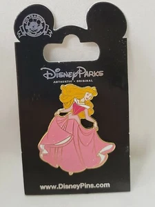 Disney DLR WDW Sleeping Beauty Princess Aurora Sparkle Glitter Dress Pin 12384 - Picture 1 of 3