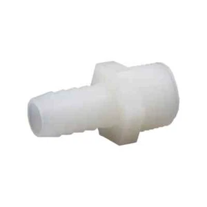 2PK Everbilt 1/2 in. Barb x 1/2 in. MIP Nylon Hose Barb Adapter Connectors A-387 - Picture 1 of 1