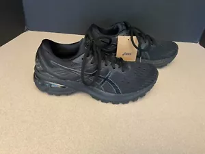 Womens Asics GT 2000 9 Triple Black Running Shoes. Size 8. Awesome Shoes!!! - Picture 1 of 8