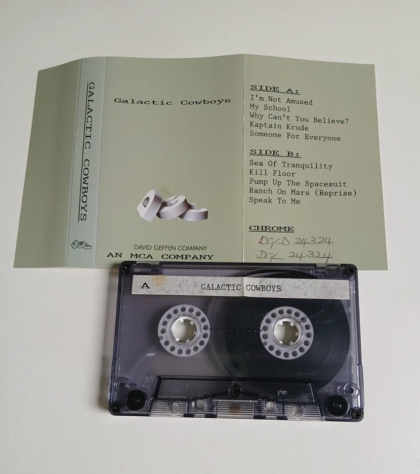 GALACTIC COWBOYS SELF TITLED CASSETTE TAPE PROMO GEFFEN DGC UK 1991 - Image 1 of 1