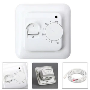 1X Unterputz Raum Thermostat Fußbodenheizung Bodenfühler Temperarturregler - Bild 1 von 10