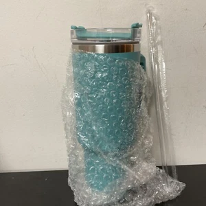 40oz Stainless Steel Vacuum Insulated Tumbler With Lid And Straw - Picture 1 of 2