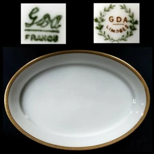 GDA LIMOGES OVAL PLATTER MADE IN FRANCE - Picture 1 of 4