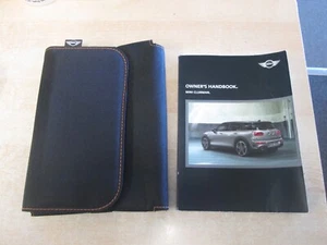 GENUINE MINI CLUBMAN 2015-2019 OWNERS MANUAL HANDBOOK WALLET PACK - Picture 1 of 1