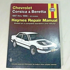 Haynes Repair Manual #24032 Corsica & Berretta 1987-1996  - Imagen 1 de 9