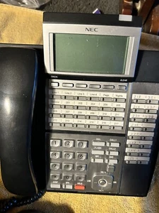 NEC IP3NA-24TXH TEL (BK) phones with IP3WW-16DL DLS modules - Picture 1 of 5