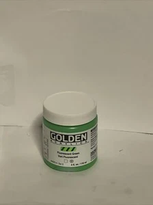 Acrílico dorado 4 OZ verde fluorescente - Imagen 1 de 1