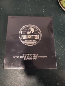 Fulllight Tech Orange Shaving Cream Kit - Shave Oil After Shave Balm Beard Soap - Picture 1 of 2
