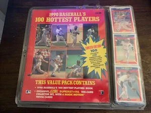 1990 SCORE BASEBALL'S 100 HEISSESTE SPIELER WERKSEITIG VERSIEGELT SET SUPER ST * RS - Bild 1 von 2