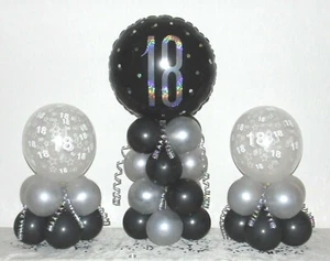 18. Geburtstag - 3er-Pack Party-Set - Tischballon Dekoration Display-Kit - Bild 1 von 1