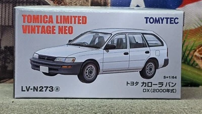 TOMICA LV-N273a 2000 丰田 COROLLA VAN DX 白色 1: 64 比例 限量 复古 NEO — 第 1/4 张图片