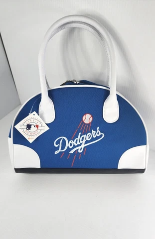 MLB Los Angeles Dodgers Round Retro Bowler Bag Look Purse Shoulder Bag Hand Bag Cover