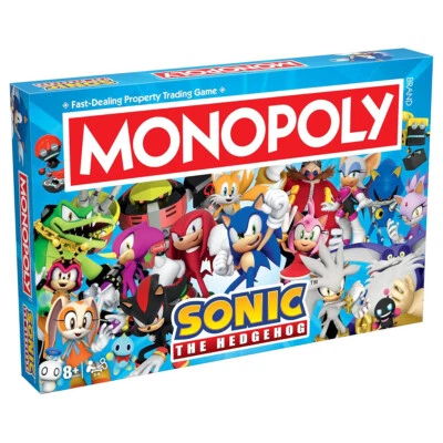 Monopoly: Sonic The Hedgehog Edition Board Game 2-6 Players For Children Age 8+ - Image 1 of 4