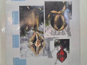 Poor House Designs Quilt Pattern - Fold 'n Stitch Holiday Ornaments #PQD-196 UC - Picture 1 of 3