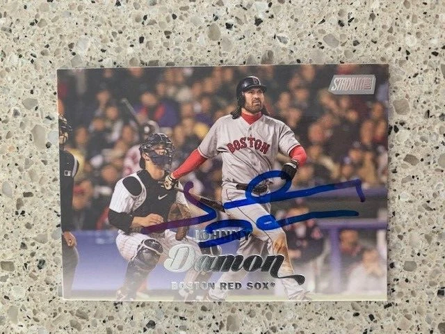 Johnny Damon ROYALS RED SOX SIGNED AUTOGRAPHED 2017 TOPPS SHOWTIME #72 - Image 1 of 1