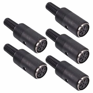 5 X 5-Pin din Douille Connecteur 240° - Bild 1 von 1