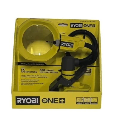 RYOBI PCL664B 18V ONE+ Magnifying Clamp Light - (TOOL ONLY) NEW !!! - Image 1 of 4