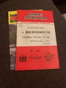 1969 Barnsley V Bournemouth Football/Soccer Programme - Picture 1 of 3