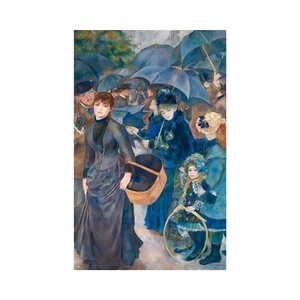 Renoir, The Umbrellas, 1886, Canvas Print, 8" x 12" + Border - Picture 1 of 10