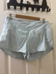Lululemon Speed Up gefütterte Shorts 2,5" Schrittlänge - blau leuchtend - Größe 10 - Bild 1 von 6