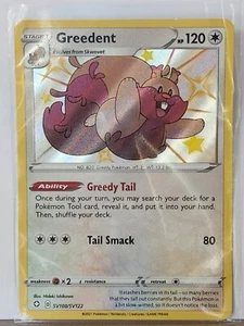 Greedent - Shining Fates: Shiny Vault SV100/SV122/Hiny Holo Raro  - Imagen 1 de 1