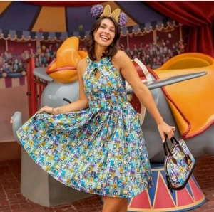 NWT 2021 Walt Disney World 50th Anniversary Dress Shop Dress Adult XL HTF - Picture 1 of 12