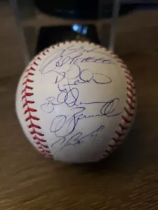 2005 Houston Astros Team Firmato Baseball MLB MR176522 Biggio Bagwell TH - Foto 1 di 8