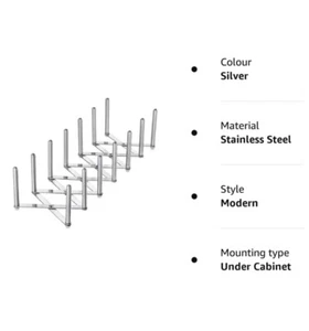New Ikea Variera Pot Lid Organizer Stainless Steel Multi-use Adjustable length - Picture 1 of 5