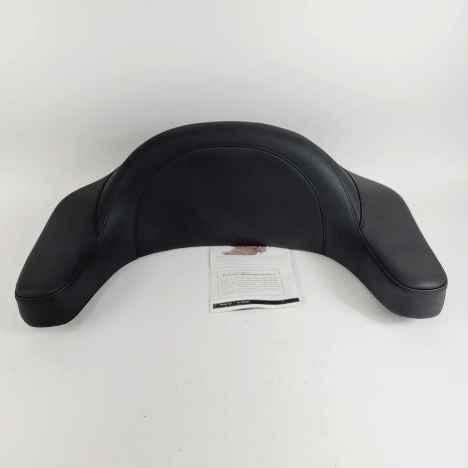 Mustang Extended Arm Backrest 75324 For 86-13 Harley Davidson NO BOTTOM FLAP - Image 1 of 4