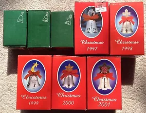International Silver Co. 8 Christmas Bell ornaments, NIB - Picture 1 of 1