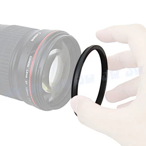 Anelli Step-down Adattatore Filtro UV 82-77-72-67-62-58-55-52-49-46-43-40,5-37 mm - Foto 1 di 29