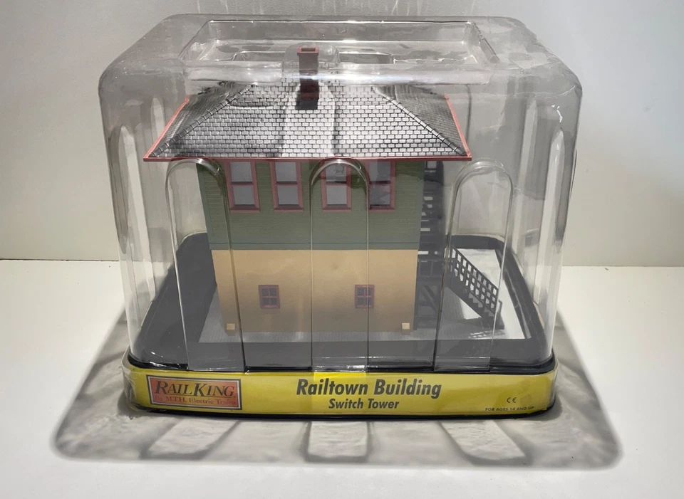MTH Railking #30-90580 Track Side #1 Switch Tower Built Boxed - Image 1 of 4