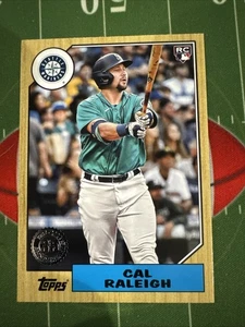 2022 Topps Series 1 '87 Topps 35th Anniversary Cal Raleigh Rookie RC T87-72 - Bild 1 von 4