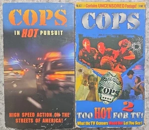 Cops VHS Bundle: In Hot Pursuit/Too Hot For TV  - Picture 1 of 4
