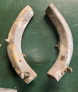 MGA pair of rear cockpit corner aluminium caps/rails original items - used - Picture 1 of 1