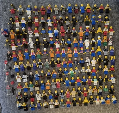 Lego Vintage Over 170 Mini Figures Mixed Bag Ninjago City Soldiers Awesome  - Image 1 of 4