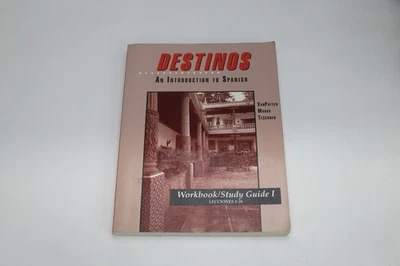 Destinos : An Introduction to Spanish by Martha A. Marks, Bill Van Patten and... - Image 1 of 4
