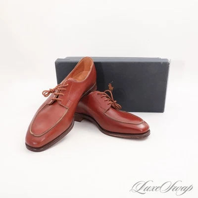 NIB RARE Vintage Polo Ralph Lauren England C&J London Tan Split Toe Shoes 8.5 UK - Image 1 of 4