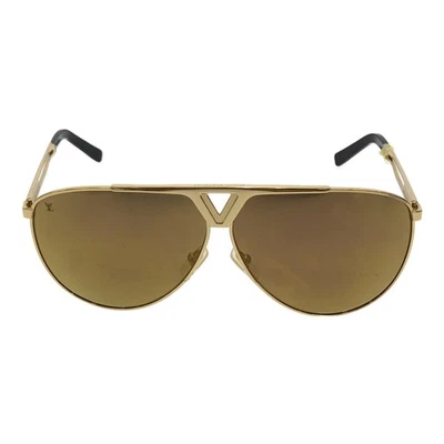LOUIS VUITTON Gafas de sol Tonga Gafas Lágrima Lente Espejo Z2314U Dorado Hecho en Foto 1 de 4