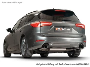 Remus Edelstahl Duplex Sportauspuff für Ford Focus 4 ST Turnier 2x102mm BLACK - Bild 1 von 4