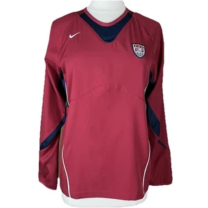 Maglia calcio donna Nike (taglia M 8-10) Team USA rossa manica lunga Dri-Fit - Foto 1 di 12
