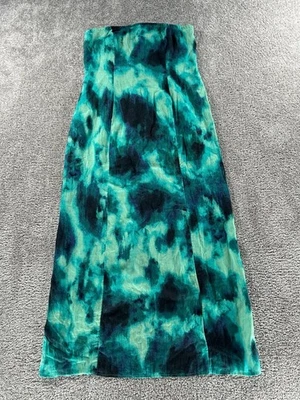 Anthropologie Dress Womens Small Blue Linen Blend Blouson * - Image 1 of 4