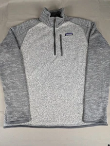 Patagonia Better Sweater Herren mittelgrau zweifarbig Viertelreißverschluss leicht - Bild 1 von 8