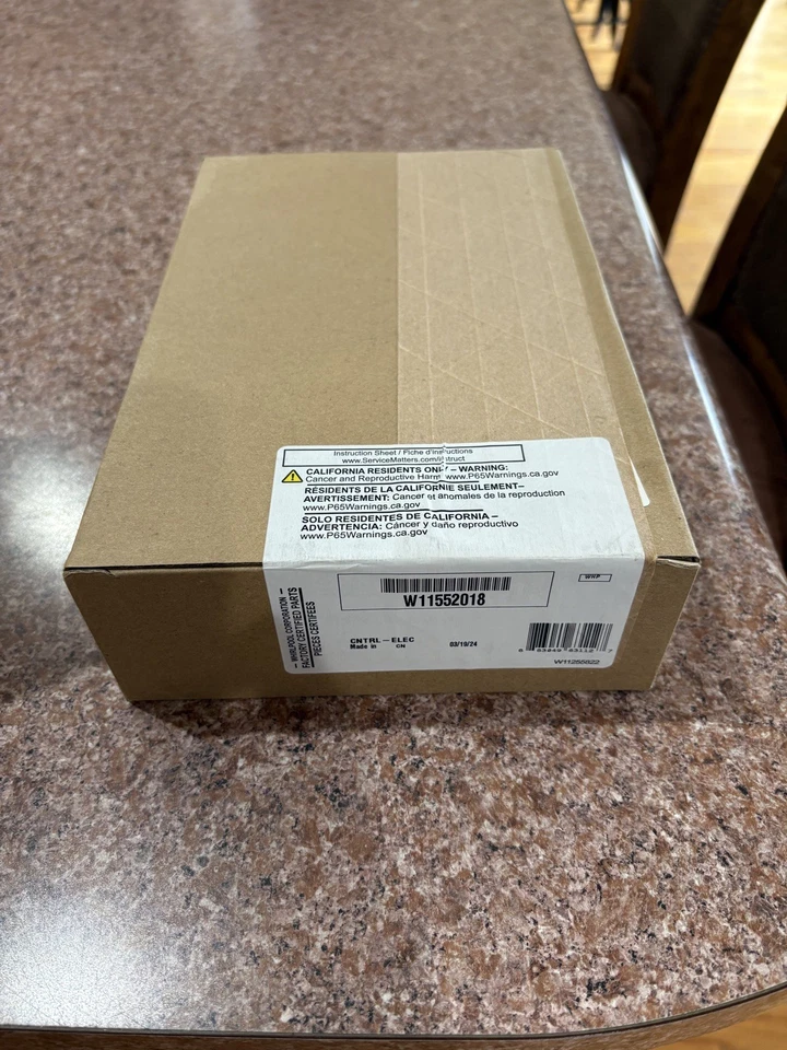 W11552018 Whirlpool/Maytag OEM Microwave Control Board NEW OPEN BOX - Image 1 of 1