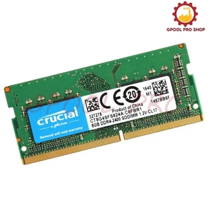 8GB DDR4 2400 PC4-19200 Laptop 260-Pin SODIMM Notebook Memory RAM 1x 8G CRUCIAL - Picture 1 of 6